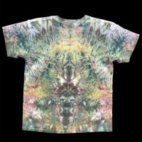Image 2 of MOSS SCRUNCH TIE DYE YOUTH TEE SIZE MEDIUM