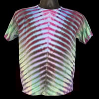 Image 1 of TROPICAL DRIPPY V TIE DYE YOUTH TEE SIZE LARGE