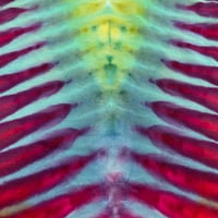 Image 4 of MINT RAINBOW DRIPPY V TIE DYE LONG SLEEVE YOUTH TEE SIZE SMALL