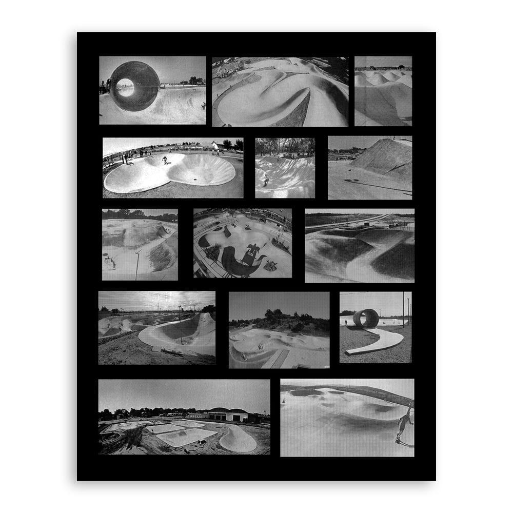 Image of Skatepark Collage by Nick Ferreira | Edition of 25