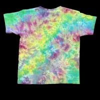 Image 2 of RAINBOW CRUSH TIE DYE YOUTH TEE SIZE XS
