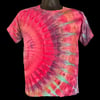 TROPICAL ARC TIE DYE YOUTH TEE SIZE LARGE