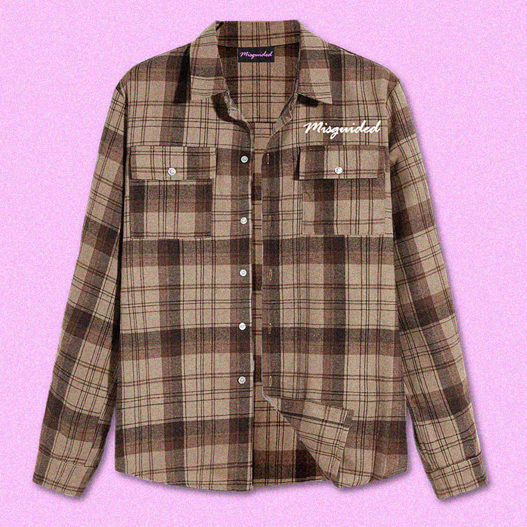 Misguided Oversized Flannel