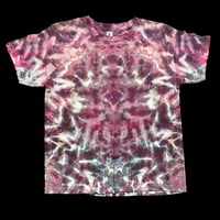 Image 1 of BLACKBERRY SCRUNCH TIE DYE YOUTH TEE SIZE MEDIUM