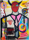 "The Man in the Suit"- painting
