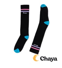 Image 3 of Chaya Skate Socks - Black