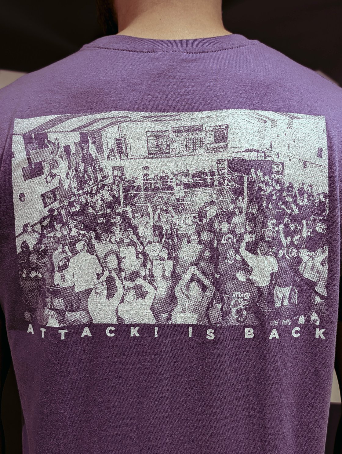 Image of ATTACK! is BACK Purple Shirt