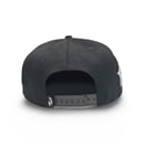 Image 4 of Worthy Script Snapback Hat Black
