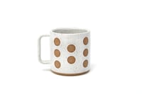 Image 3 of Polka Dot Mug - Alabaster, Speckled Clay