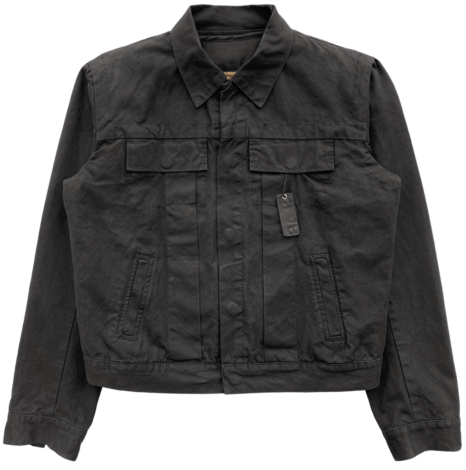 01 Rick Owens SLAB Lined Trucker Jacket