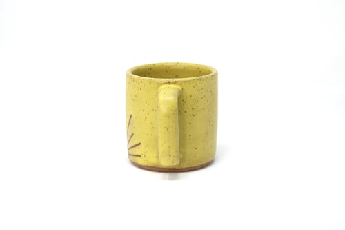 Image of Sunrise Mug - Lemon Creme, Speckled Clay