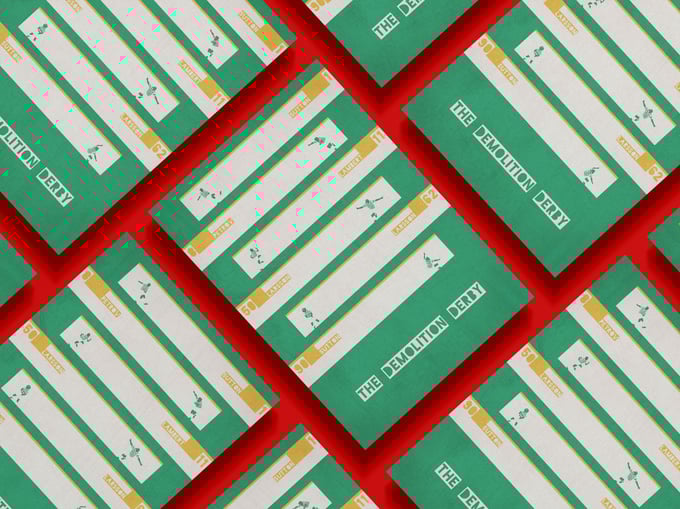 Image of The Demolition Derby Match Poster