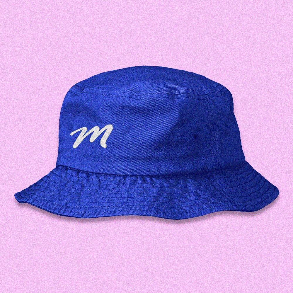 Mickimouse Goyard Blue Bucket Hat. By Artistshot