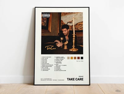 Drake - Take Care Album Cover Poster | Architeg Prints