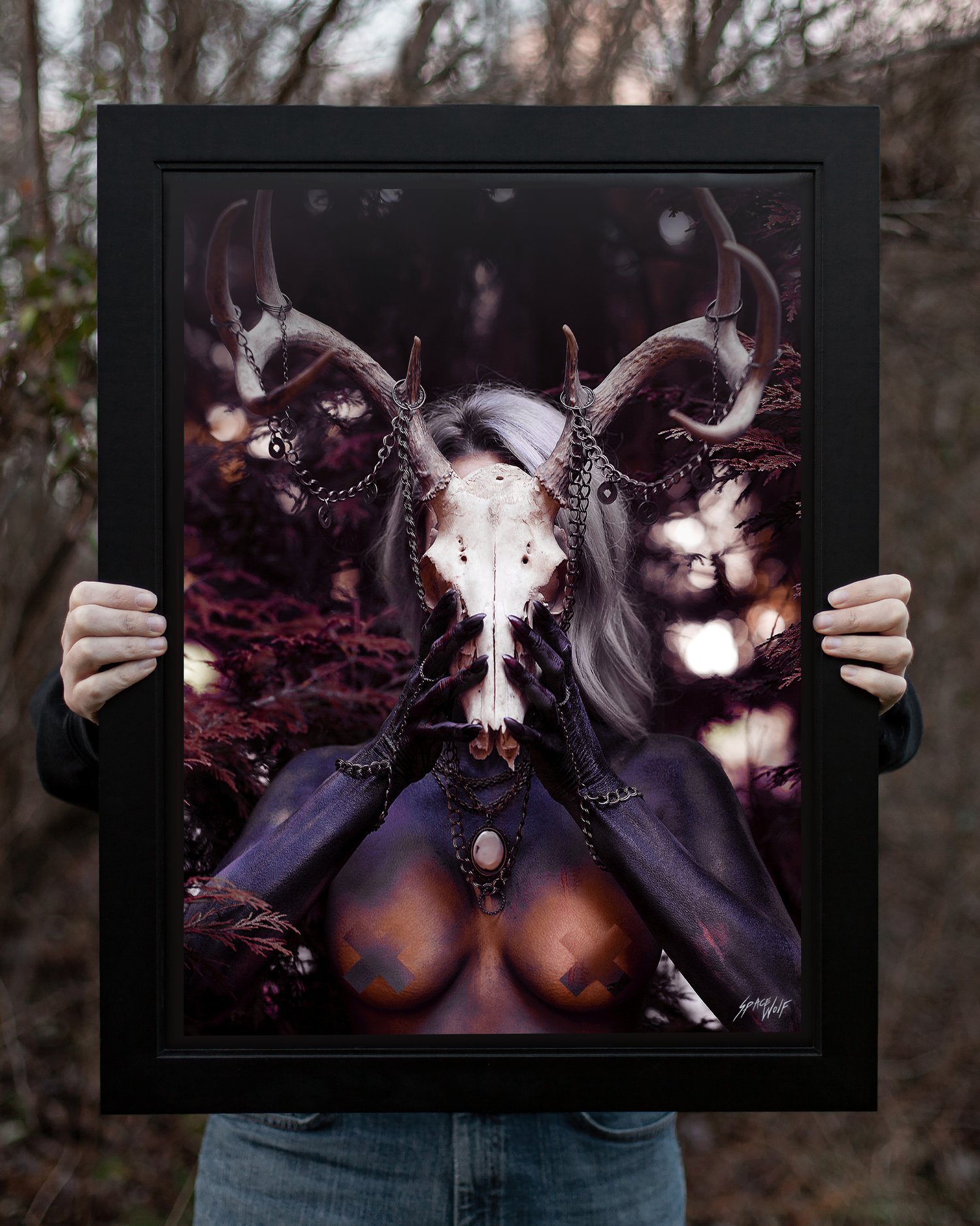 Image of Dark Rituals Purple- 18x24 Fine Art Print