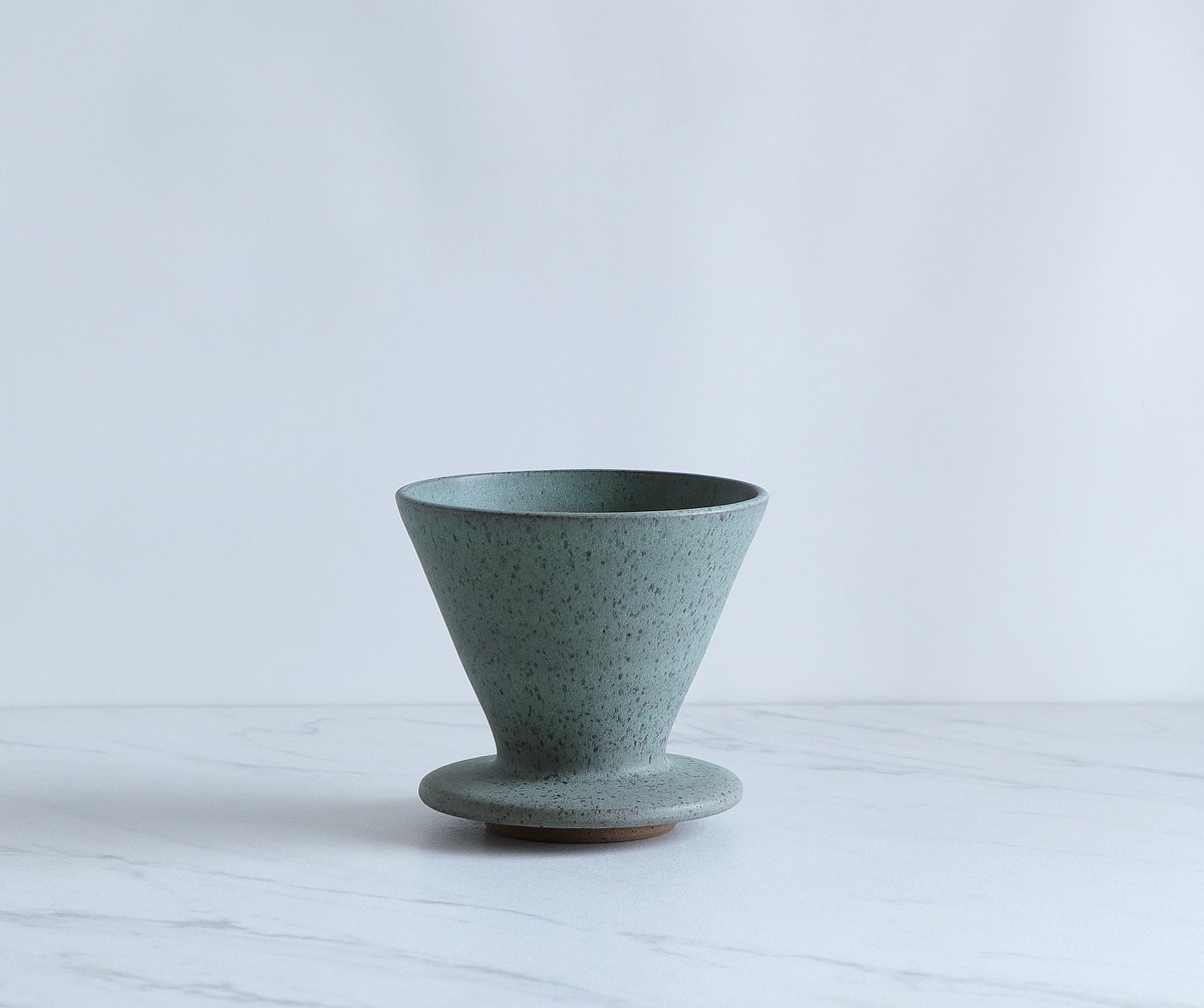 Image of Coffee pour over set , glazed in Mint
