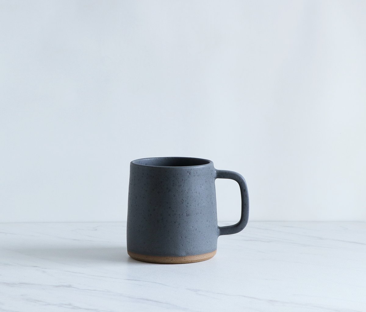 Image of Coffee pour over set, glazed in Charcoal
