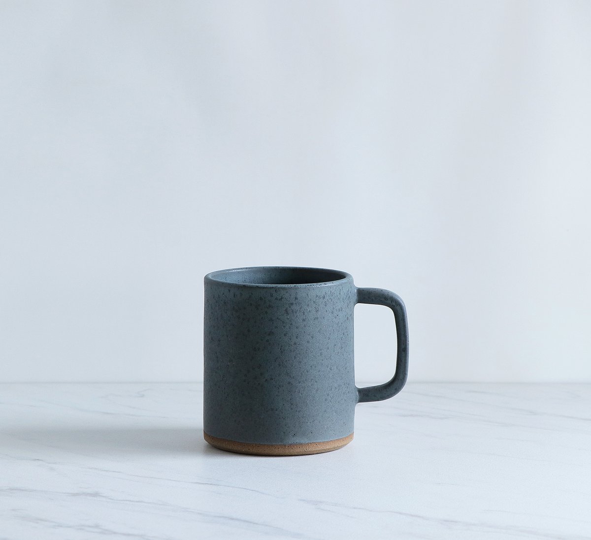 Image of 16 oz mug, glazed in Dark Teal
