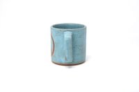 Image 2 of Peace Mug - Sky Blue, Speckled Clay