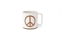 Image 1 of Peace Mug - Alabaster, Speckled Clay