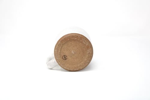 Image of Peace Mug - Alabaster, Speckled Clay