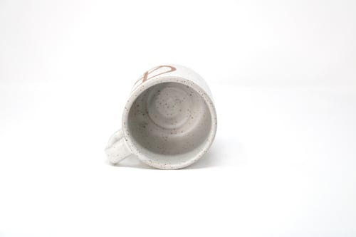 Image of Peace Mug - Alabaster, Speckled Clay