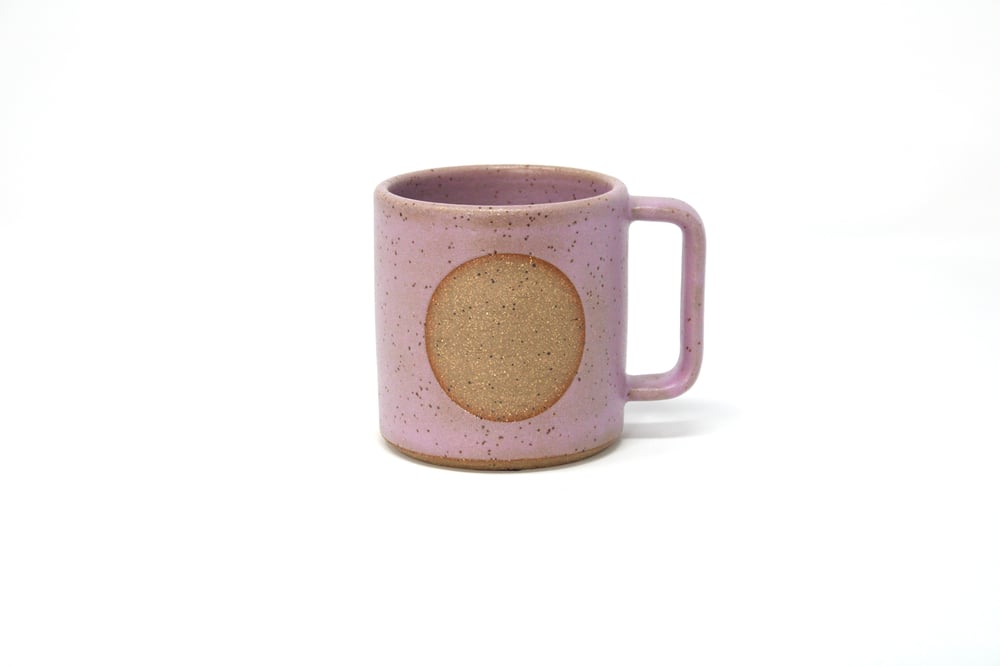 Image of Moon Mug - Orchid, Speckled Clay