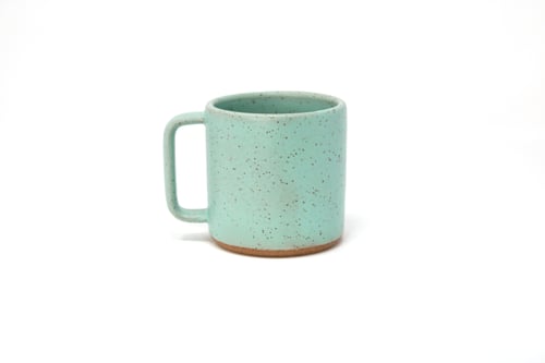 Image of Moon Mug - Seafoam, Speckled Clay
