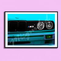 E30 Pop Art Print