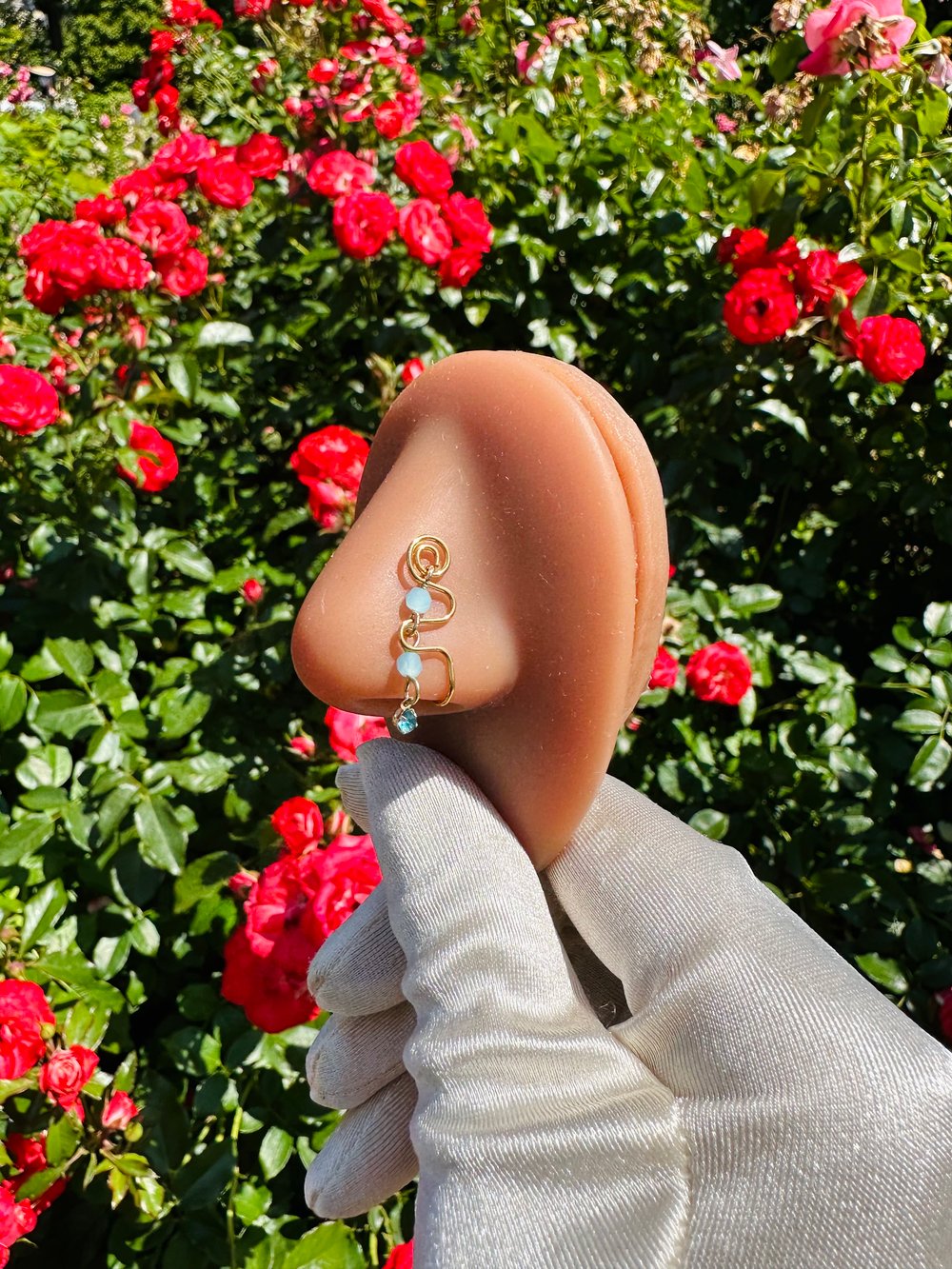 Image of Crystal Swirl Nose Cuffs