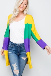 Image 1 of Mardi Gras Cardigan