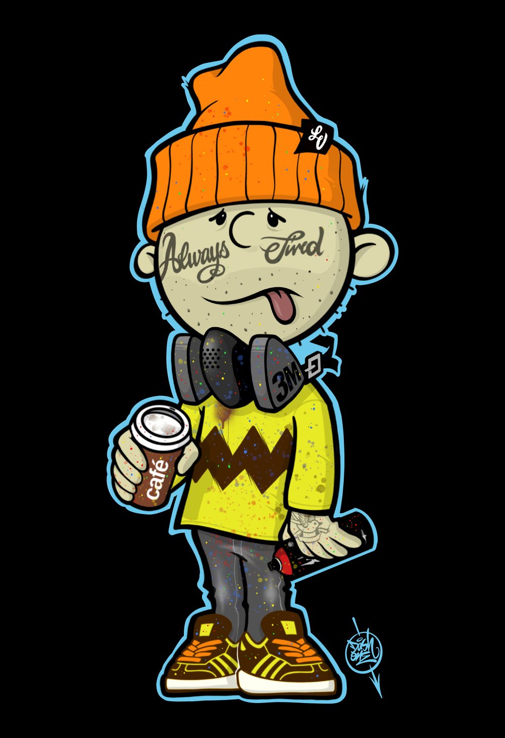 Image of Lousy Values - The Original Always Tired Gang by Dash EDC - Long Sleeve T-Shirt