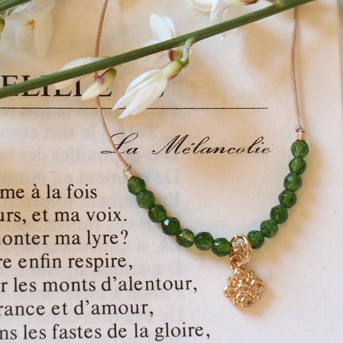 Image of Bracelet un voeu en agate verte