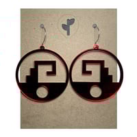 chimalli II / acrylic / red