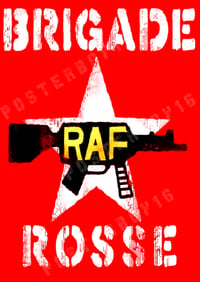 Image 1 of   "BRIGADE ROSSE"   Poster -  Joe Strummer Rock against Racism 1978