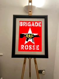 Image 2 of   "BRIGADE ROSSE"   Poster -  Joe Strummer Rock against Racism 1978