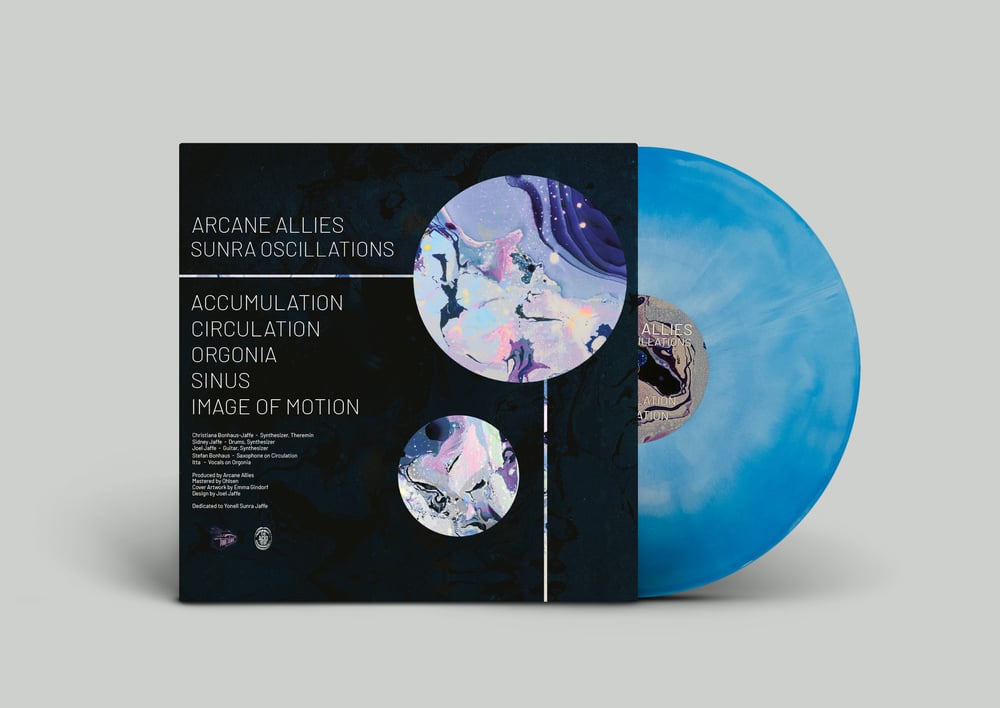 Arcane Allies - Sunra Oscillations (Acid Test) Ltd 2 colour psychedelic swirl vinyl - 2 LEFT