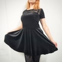 Vera- velvet skater dress, size 38-40