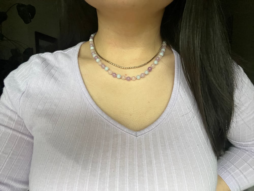 Image of Morganite necklace 