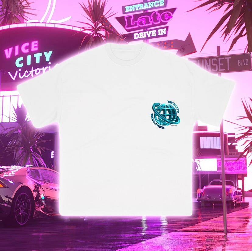 Image of Vice City World White Tee