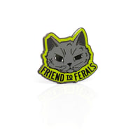 Image 4 of Friend to Ferals Enamel Pin