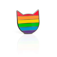 Image 2 of Rainbow Cat Enamel Pin