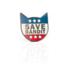 Save Bandit Enamel Pin
