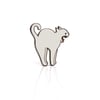 Anxiety Cat - Stretching Cat Enamel Pin