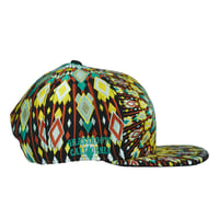 Image 2 of GRASSROOTS SAN PEDRO DEL SOL COLORFUL SNAPBACK HAT 