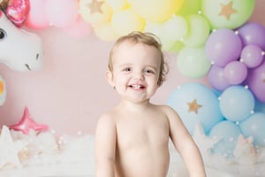 Image of UNICORN BIRTHDAY BASH CAKE SMASH