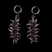 purple freshwater pearl earrings