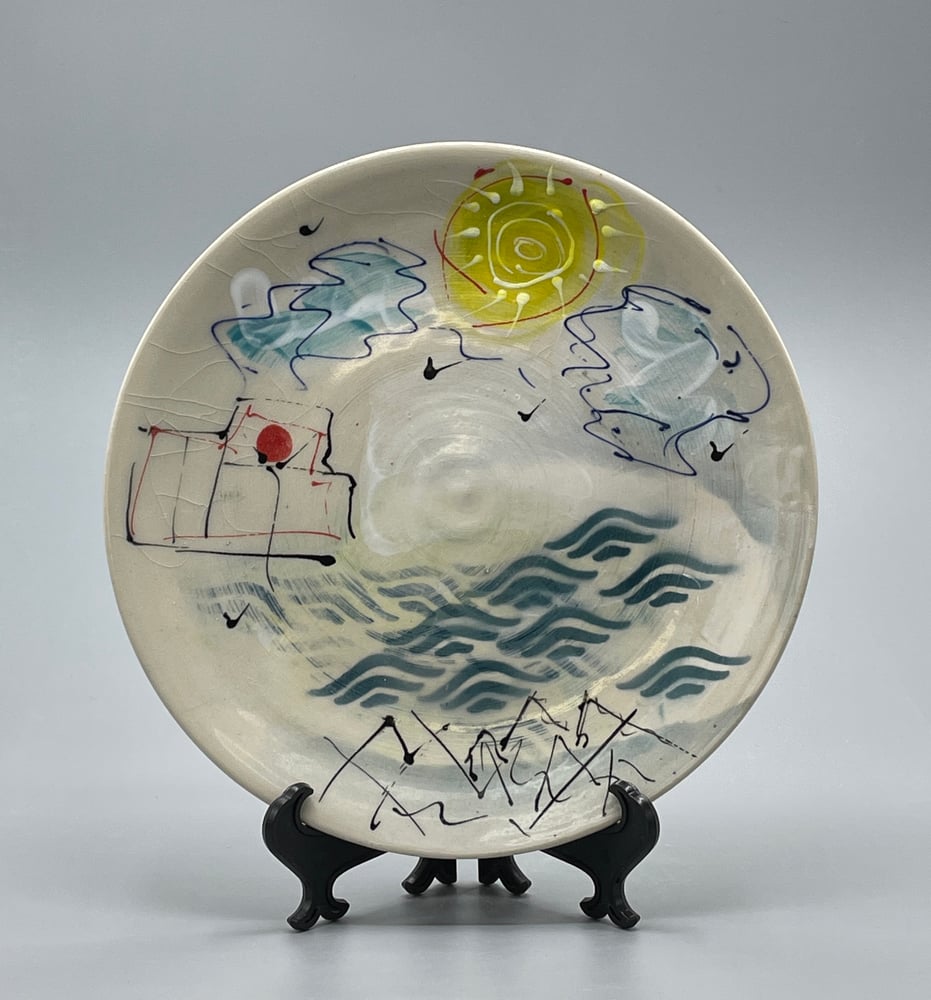 Image of Contemporary Abstract Plate 4