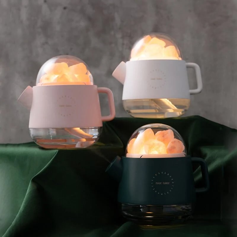 Image of Beautiful elegant tea pot humidifier 