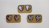 Sports Mom Heart Studs